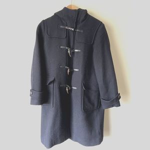 Women Peacoat Jacket, Dark Navy Blue, Size Small, S